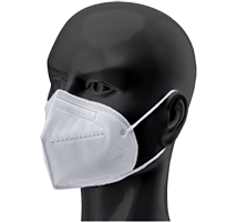 CN505 KN95 Style Mask on mannequin side view
